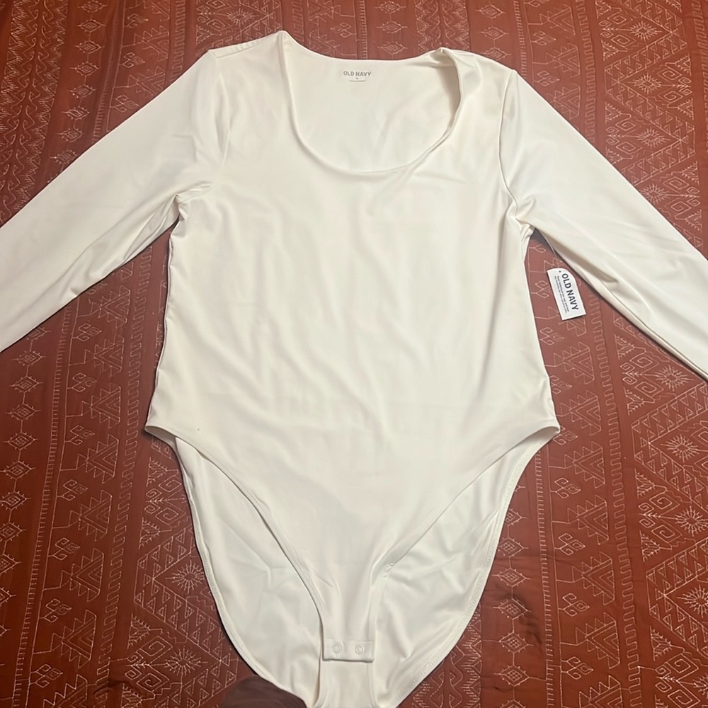 Old Navy Ivory/Cream Bodysuit with Tag